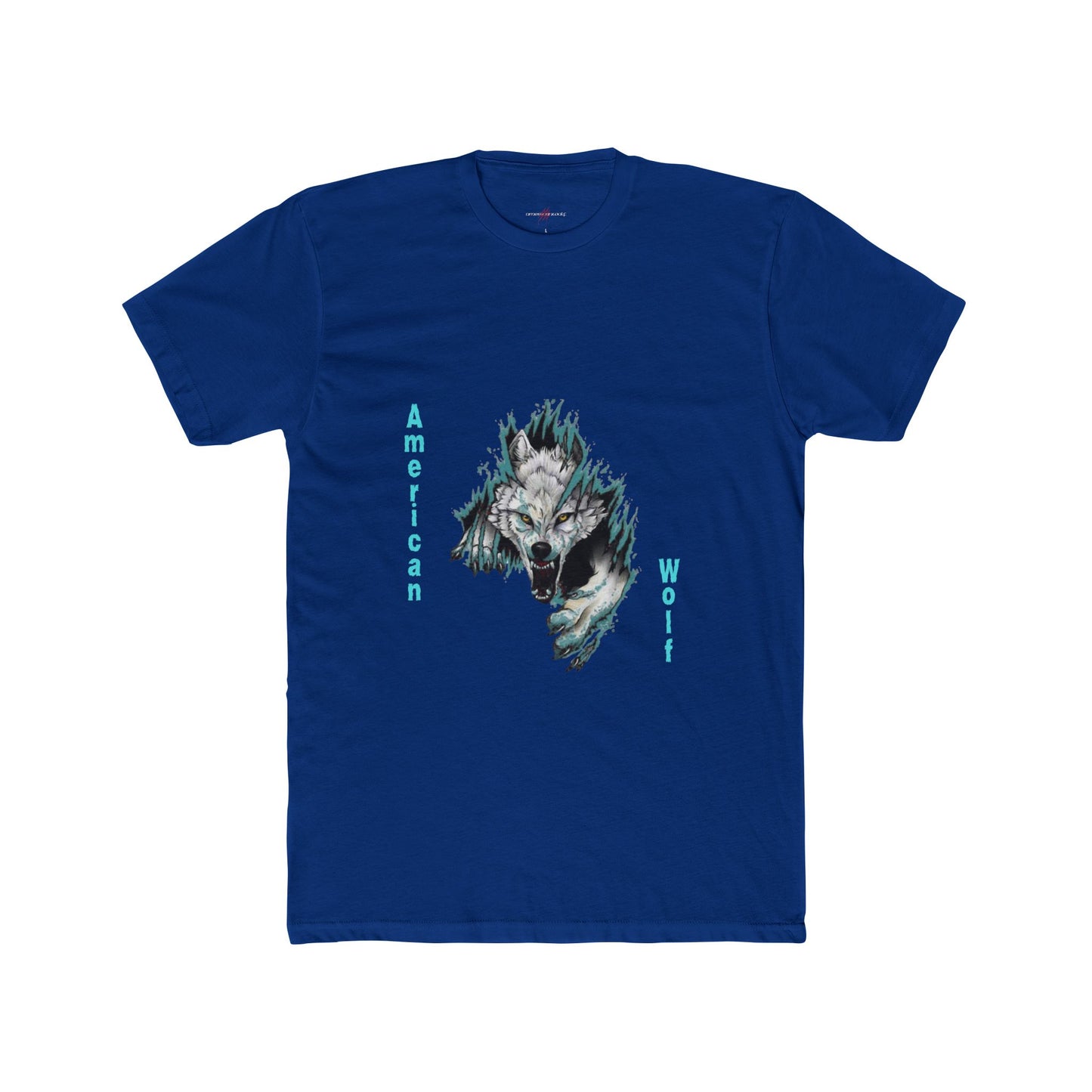 "Dynamic  Ferocious Wolf 3D Clawing Effect T-Shirt: Innovative Apparel Design for  a Bold Statement"