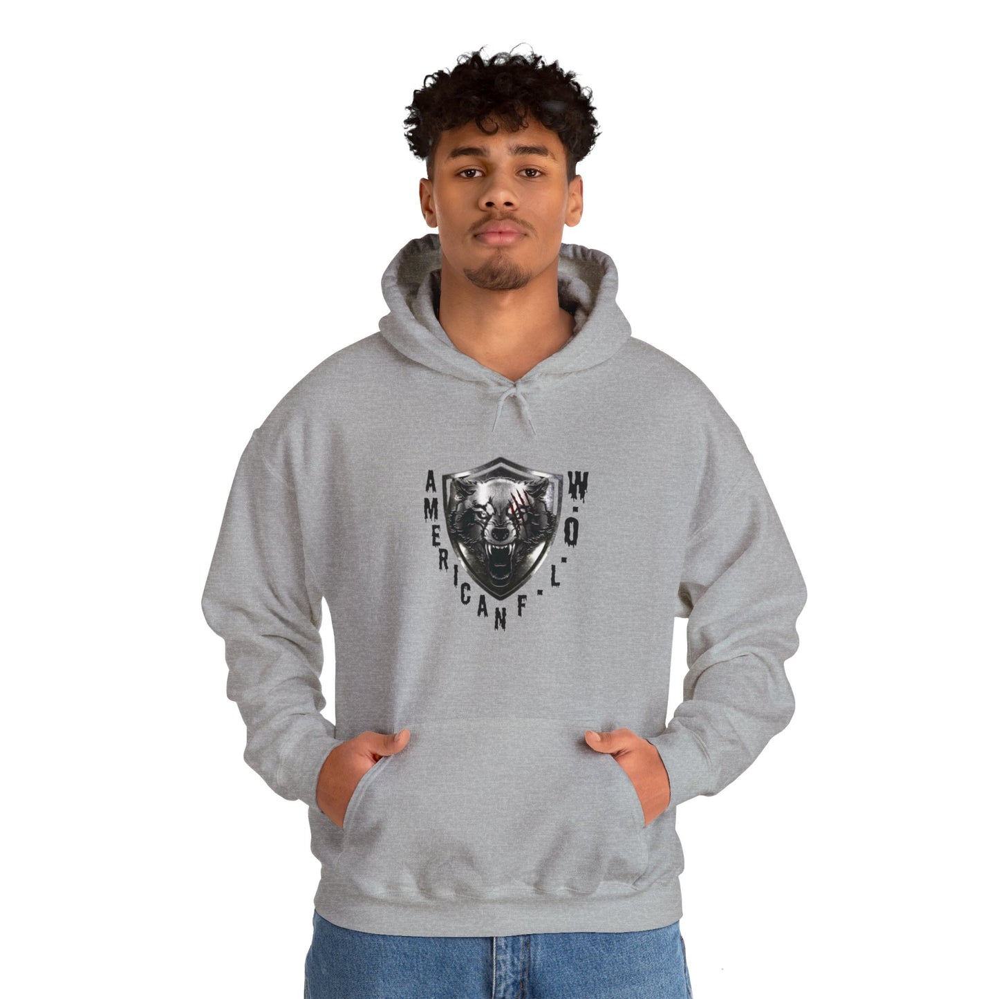 "Dress Like a Legend Unleash the Beast Roam the Night in Style with wearing this Americanwolf hoodie You Need Now"