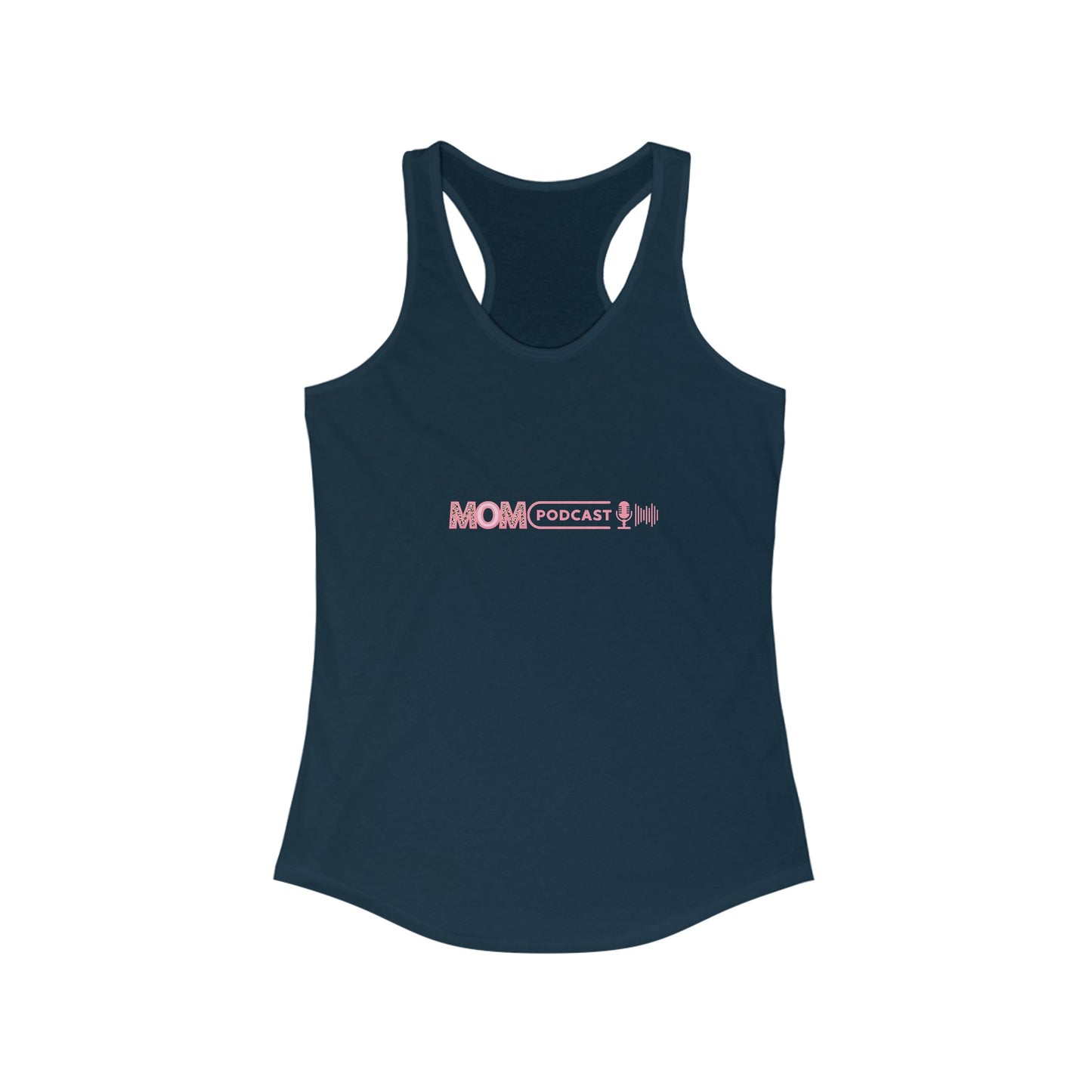 Pink Leopard Mom Podcast Tank Top