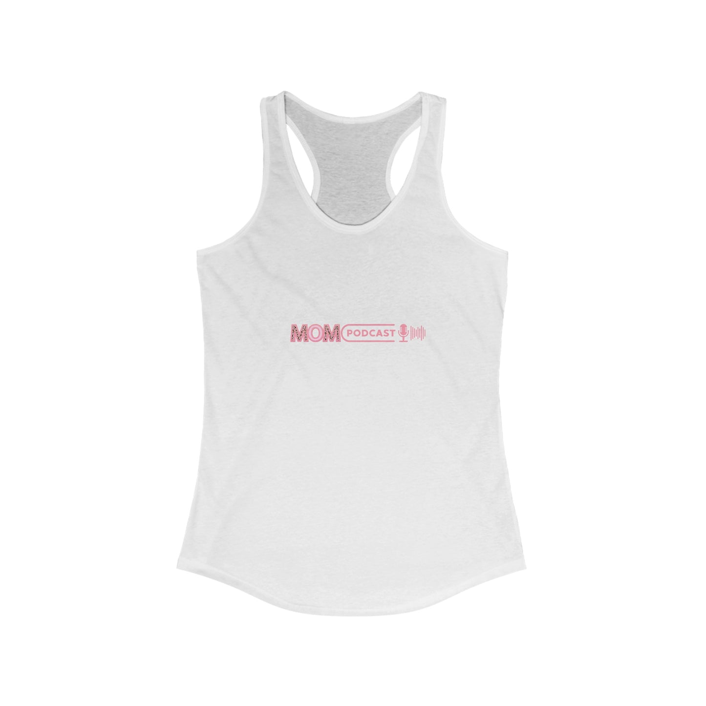 Pink Leopard Mom Podcast Tank Top