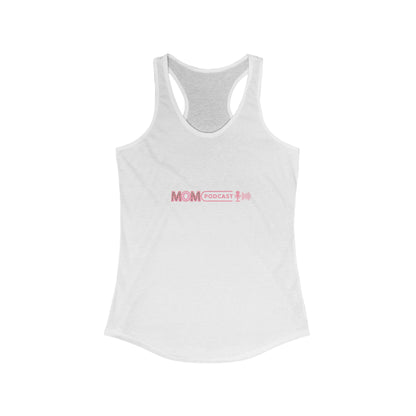 Pink Leopard Mom Podcast Tank Top