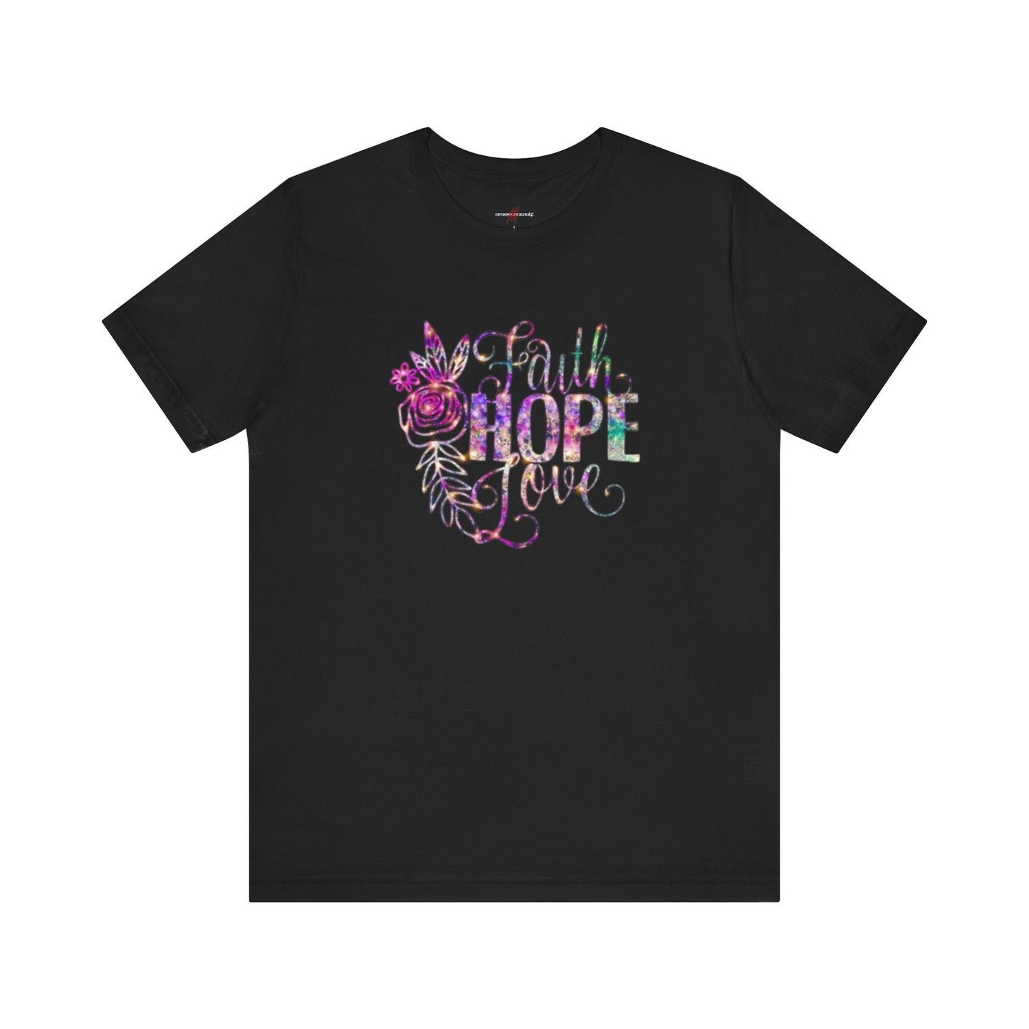 "Embrace the Message Wear Your Beliefs Fashion with Purpose Clothe Yourself in Positivity Express Your Values through Style Faith, Hope, Love The Shirt That Speaks Volumes"