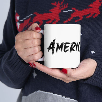 Americanwolf Wild Style  White Coffee Mug