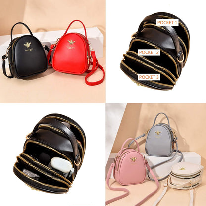 "Stylish Small Crossbody Shoulder Bag for Women - Elegant Ladies Messenger Purse and Handbag Wallet"